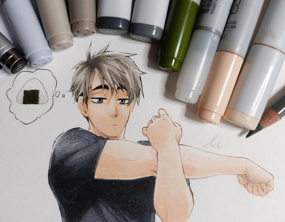 Miya Osamu - Copic doodle