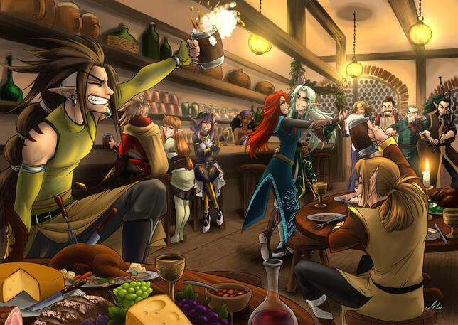 &quot;The Tavern&quot; (digital artwork)