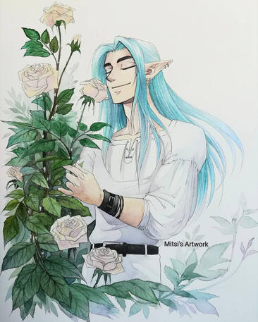 Salyris (trad. watercolor painting)